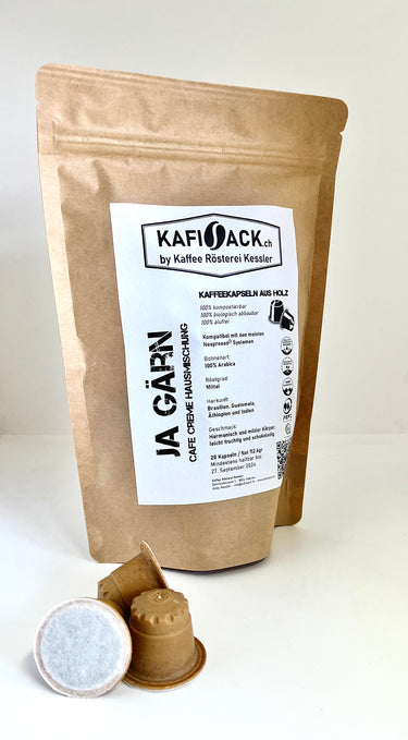 Kafisack - Kaffeerösterei Kessler - JA GÄRN - Holzkapseln